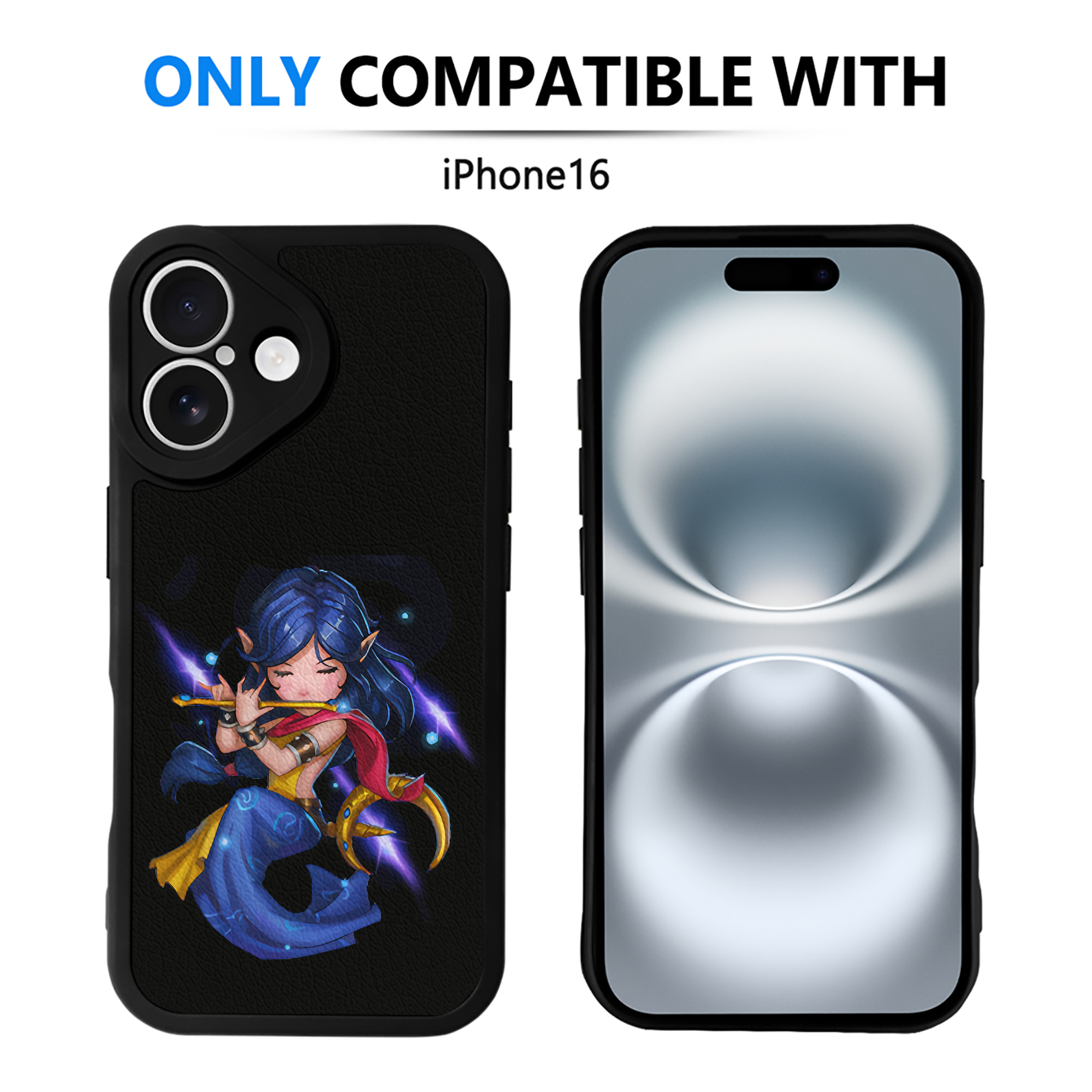 （画像用） リーグ・オブ・レジェンド League of Legends LOL 【iPhone 16シリーズ対応】シリコンスマホケース（レザー調） 材質：シリコン